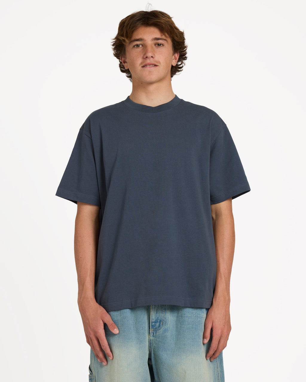 Billabong Arch Up Short Sleeve Knit T-Shirt - Charcoal