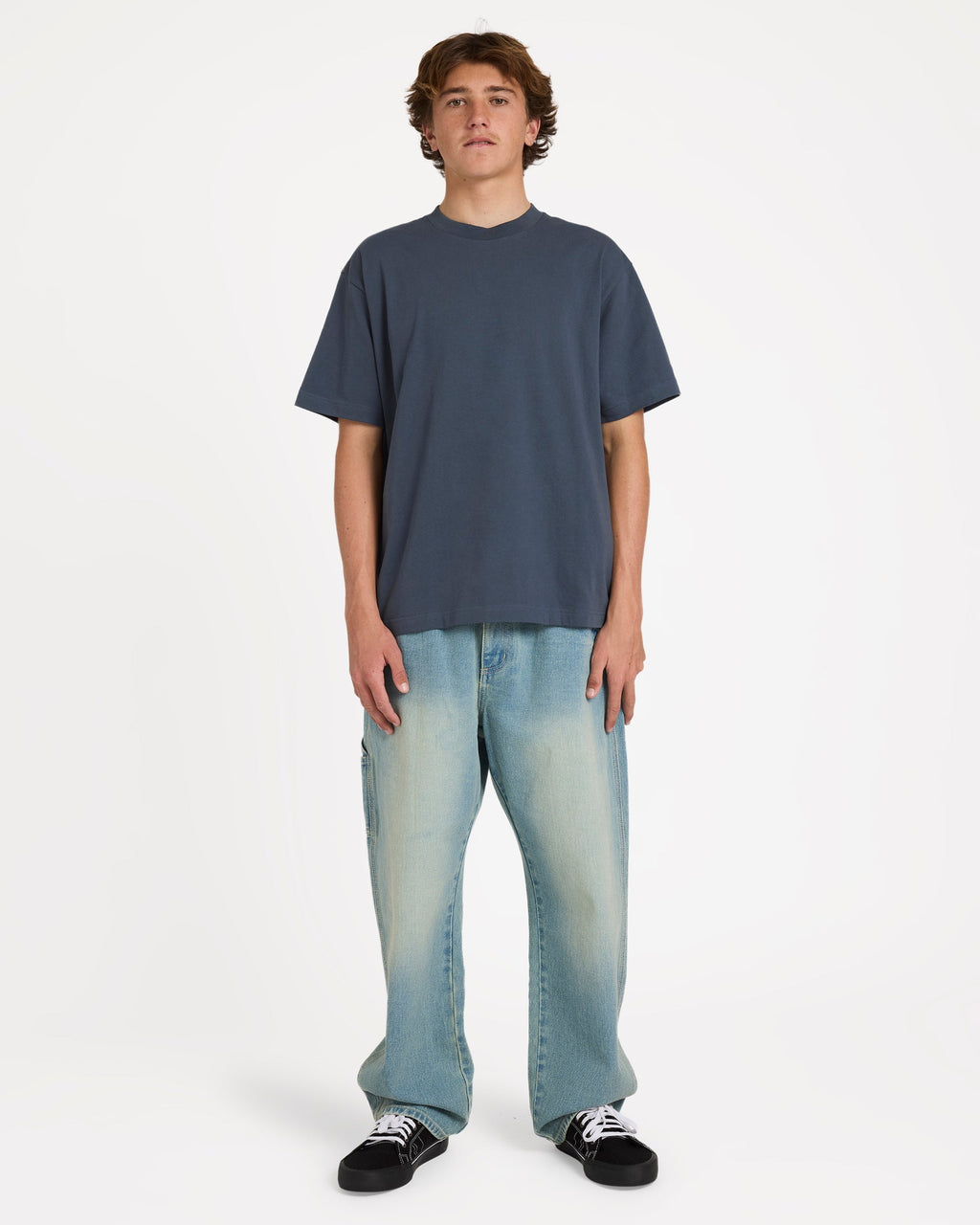 Billabong Arch Up Short Sleeve Knit T-Shirt - Charcoal