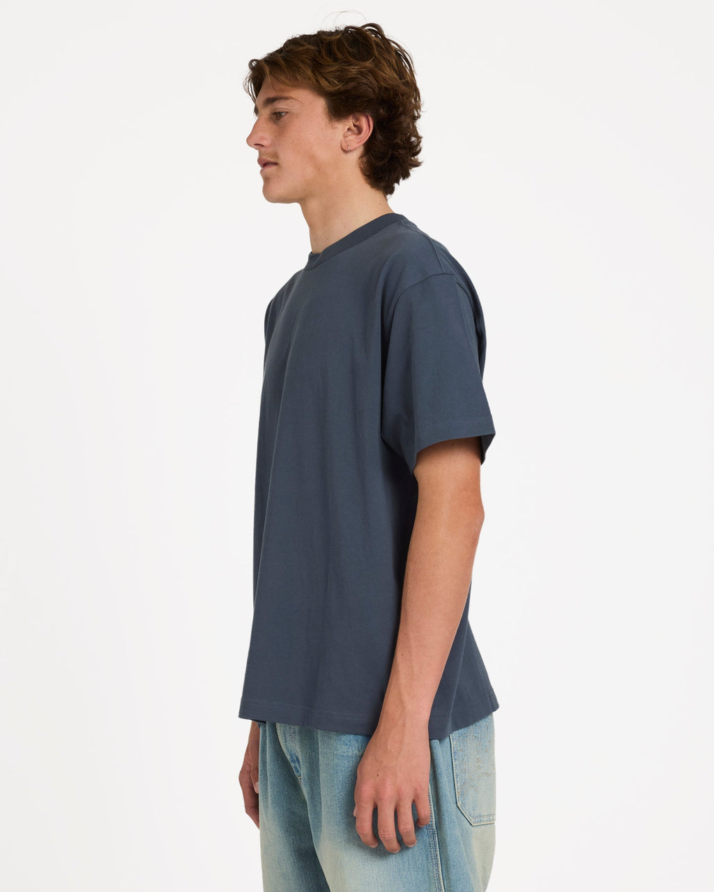 Billabong Arch Up Short Sleeve Knit T-Shirt - Charcoal