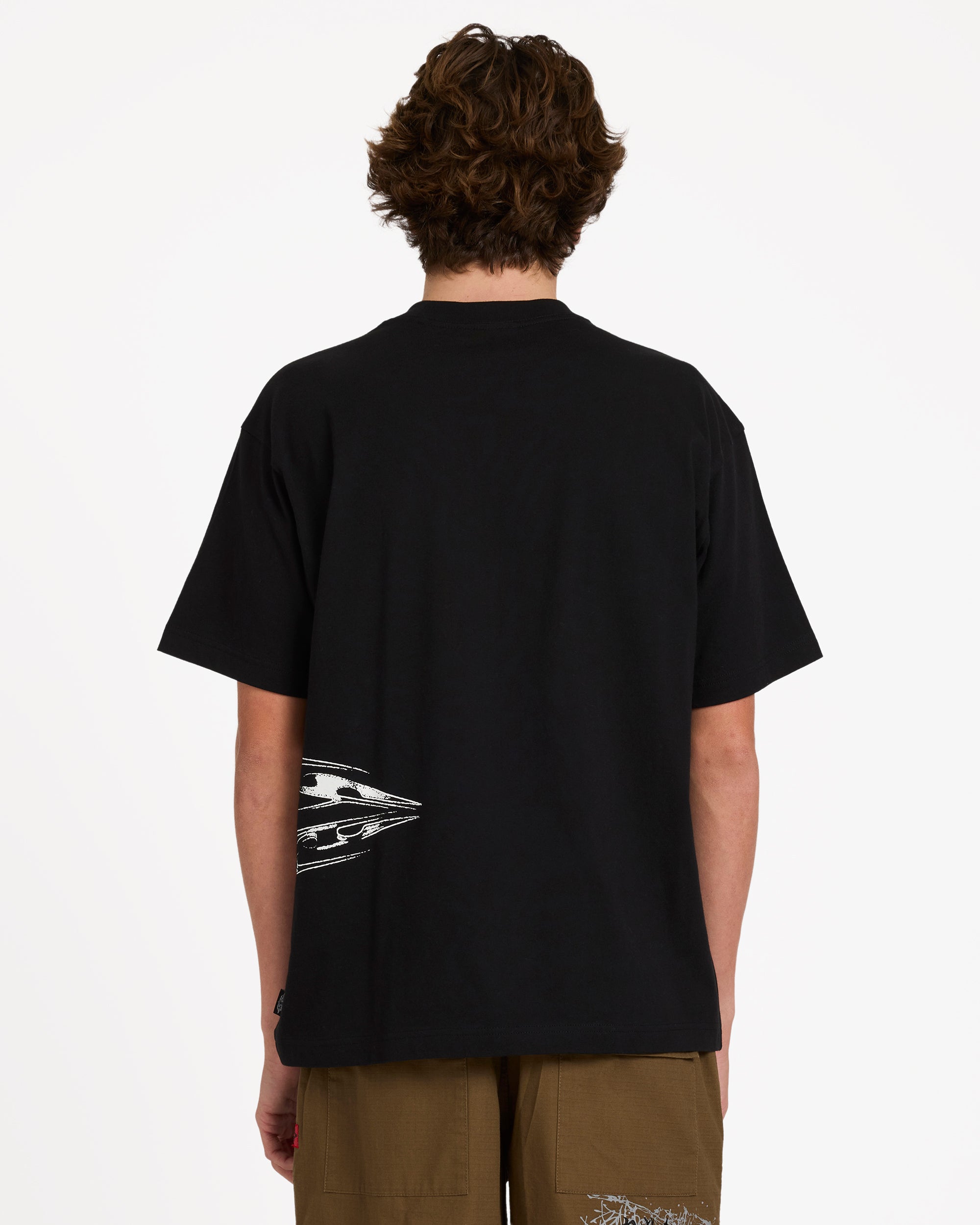 Billabong Chrome Diamond Short Sleeve Knit T-Shirt - Black