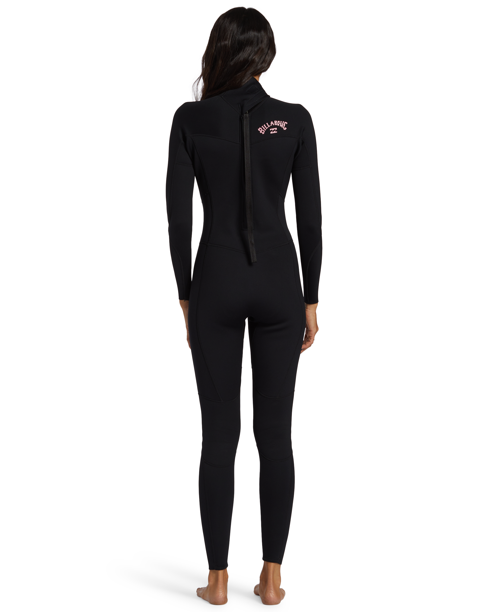 Billabong 3/2mm Foil Flatlock Back Zip Wetsuit - Black