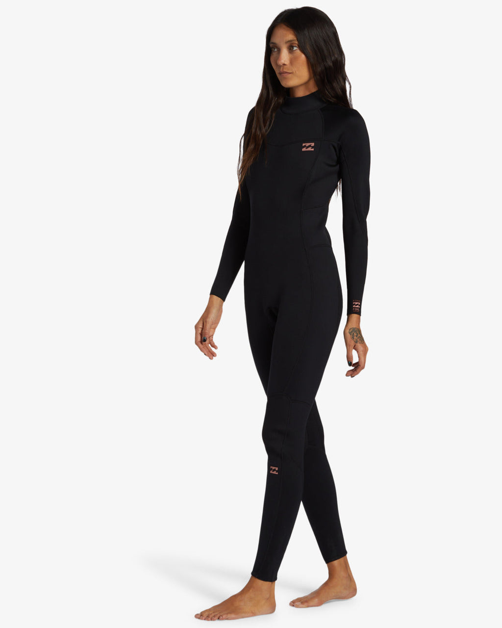 Billabong 3/2mm Foil GBS Back Zip Wetsuit - Black
