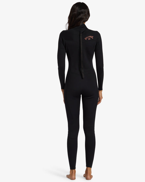 Billabong 4/3mm Foil GBS Back Zip Wetsuit - Black