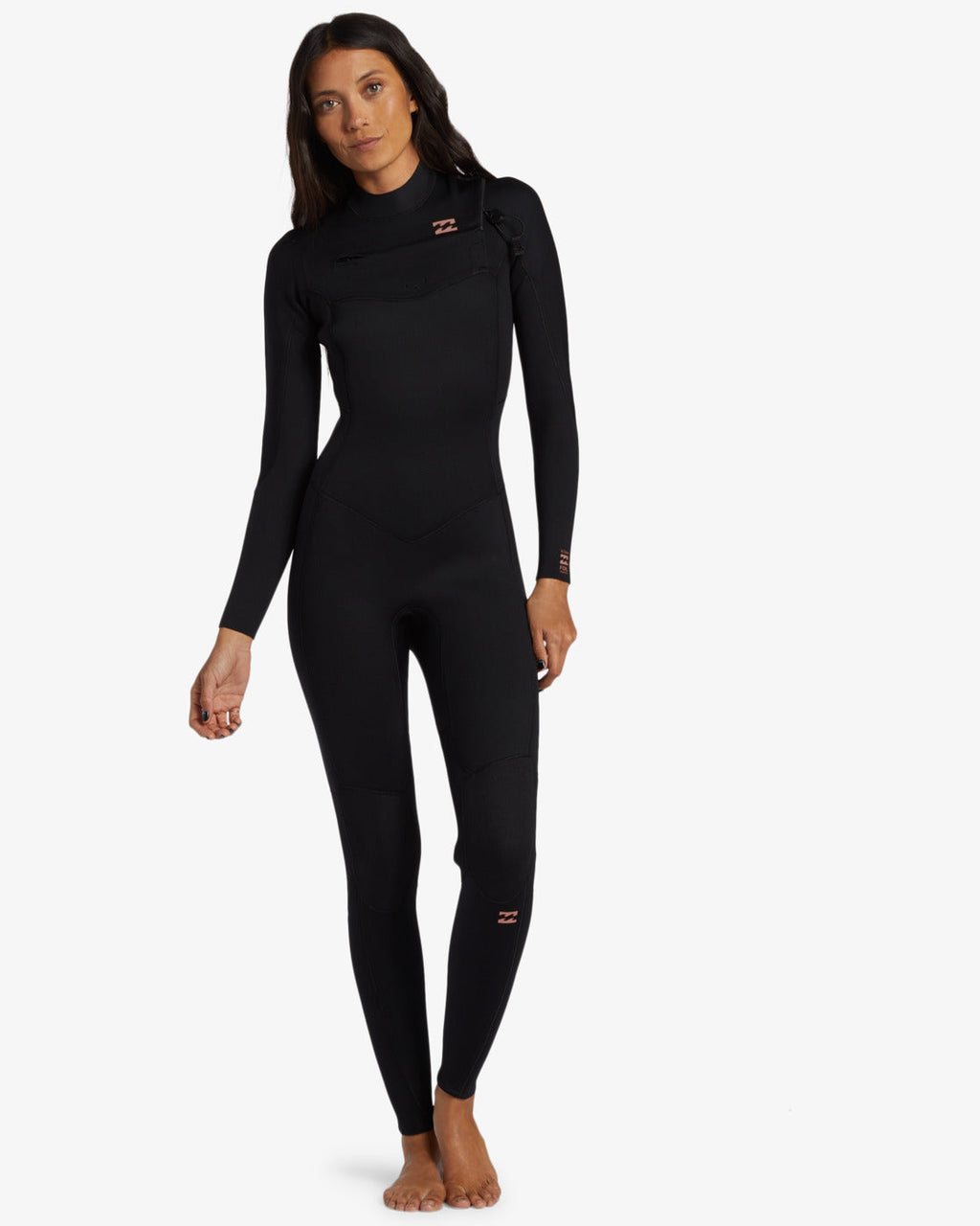 Billabong 3/2mm Foil GBS Chest Zip Wetsuit - Black