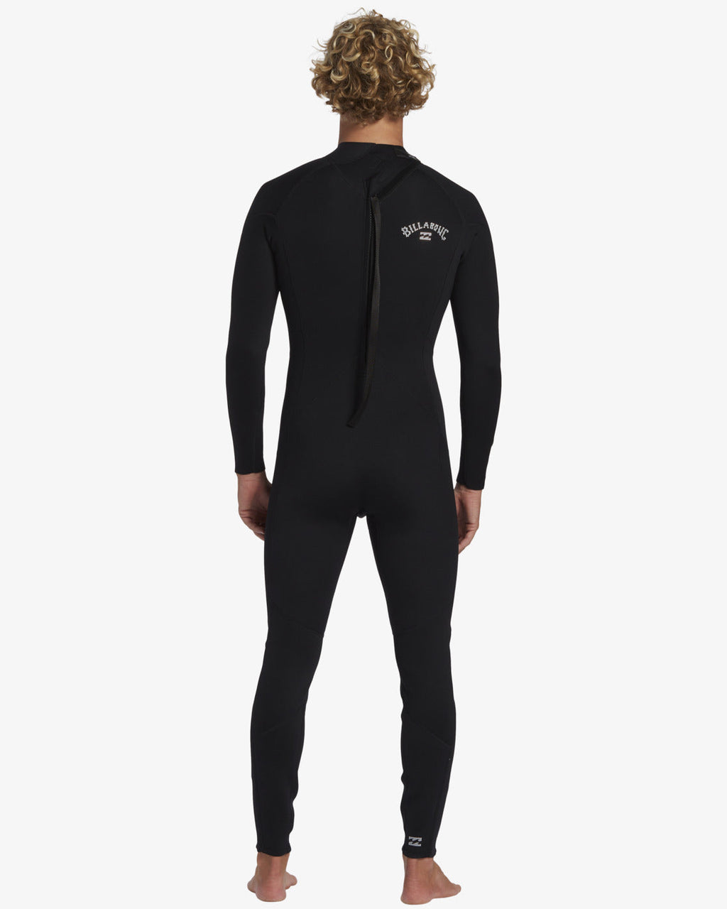 Billabong 3/2mm Foil Flatlock Back Zip Wetsuit - Black
