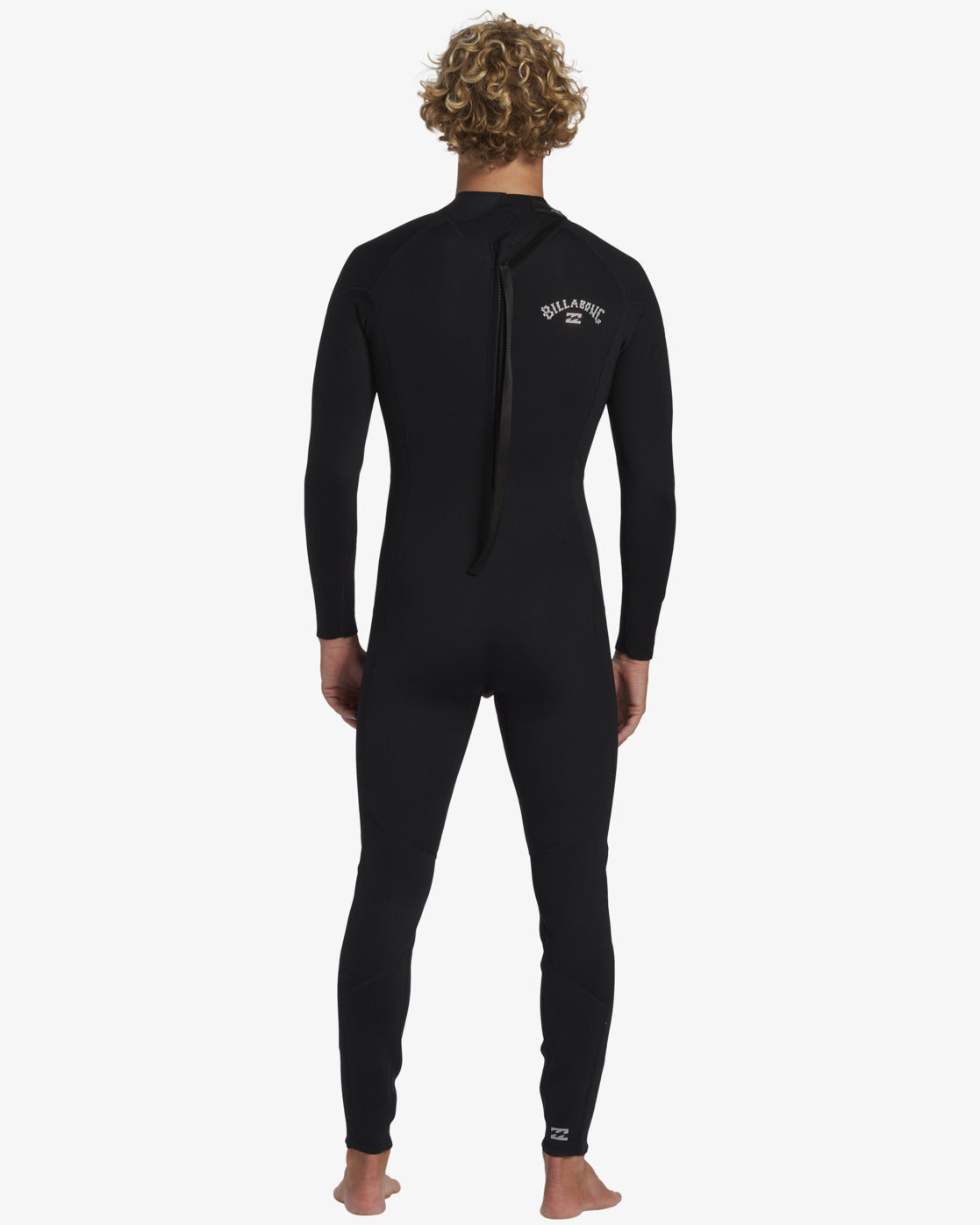 Billabong 3/2mm Foil Flatlock Back Zip Wetsuit - Black