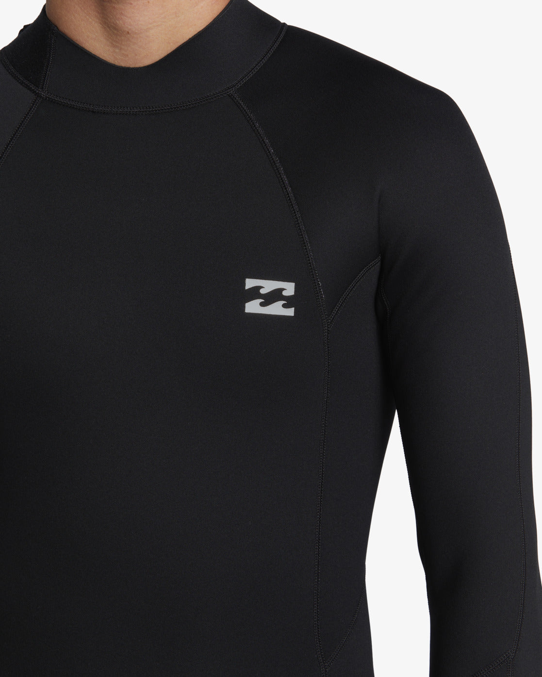 Billabong 3/2mm Foil Flatlock Back Zip Wetsuit - Black