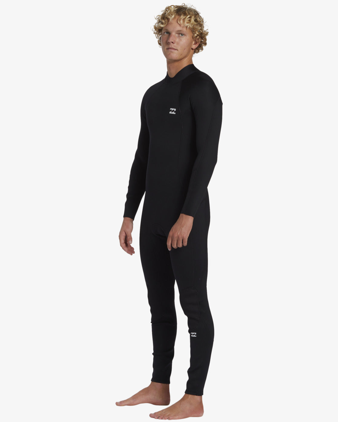 Billabong 3/2mm Foil Flatlock Back Zip Wetsuit - Black