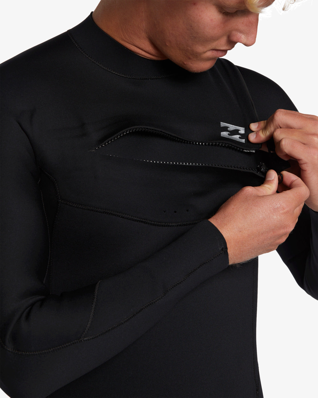 Billabong 4/3mm Foil GBS Chest Zip Wetsuit - Black